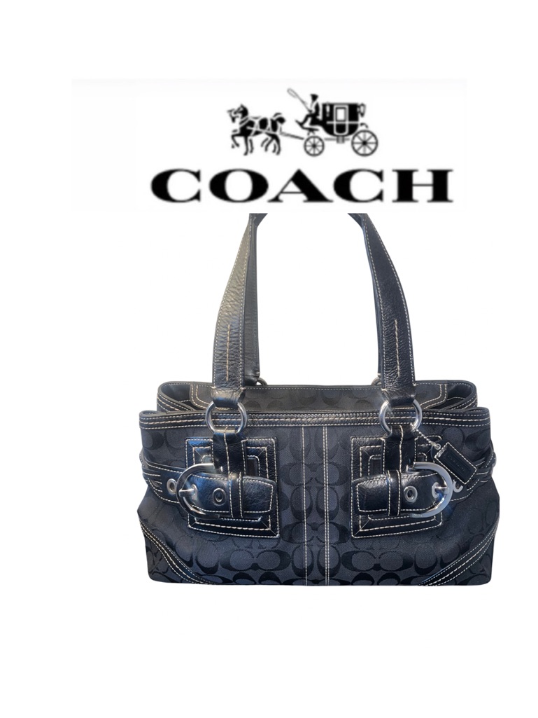 Coach Signature Soho Satchel Shoulder Bag